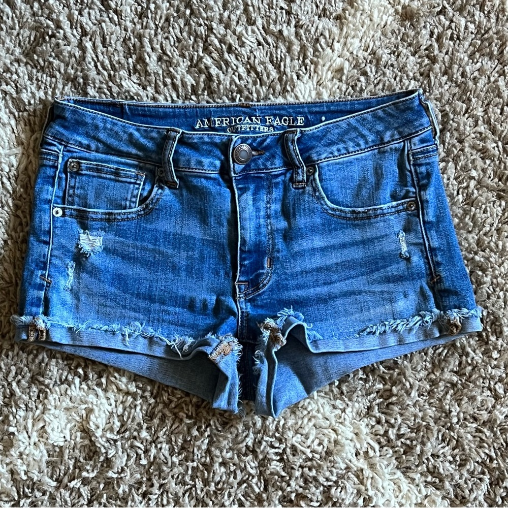 American Eagle Outfitters Distressed Denim Shorts